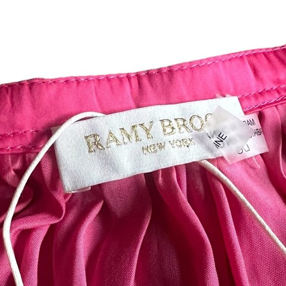 Ramy Brook Maty Balloon Sleeve Blouse Top Shirt Flowy Fringe Size Large NWT - Picture 13 of 15